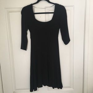 Black Flowy Mini Dress